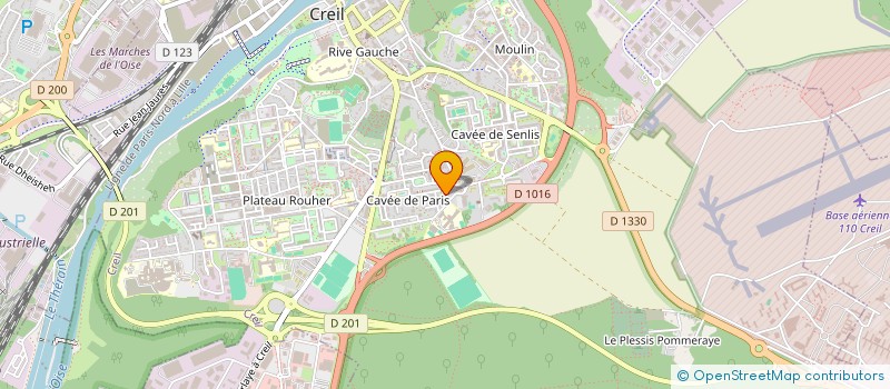 localisation de l'entreprise MONSIEUR ABDOULAYE SOUMAHORO  CREIL