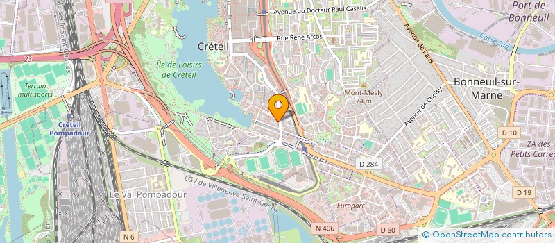 localisation de l'entreprise MONSIEUR ABDOULAYE SOW  CRETEIL