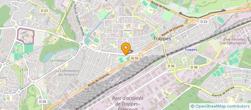 localisation de l'entreprise MONSIEUR ABDOULAYE SOW  TRAPPES