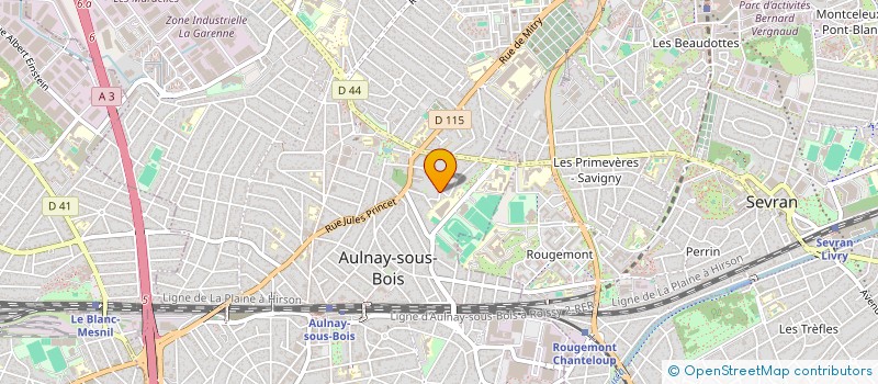 localisation de l'entreprise MONSIEUR ABDOULAYE SOW à AULNAY-SOUS-BOIS