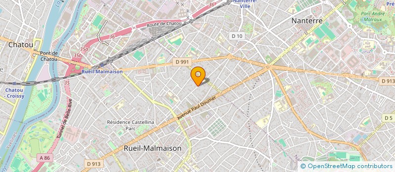 localisation de l'entreprise MONSIEUR ABDOULAYE SOW à RUEIL-MALMAISON