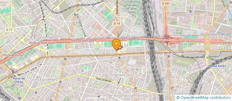 localisation de l'entreprise MONSIEUR ABDOULAYE SY  PARIS 18