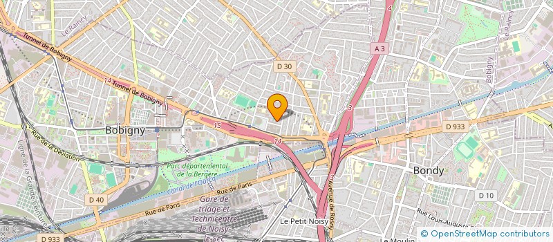 localisation de l'entreprise MONSIEUR ABDOULAYE SY  BOBIGNY