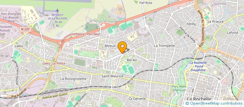 localisation de l'entreprise MONSIEUR ABDOULAYE SYLLA  LA ROCHELLE