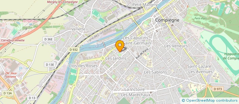 localisation de l'entreprise MONSIEUR ABDOULAYE SYLLA  COMPIEGNE