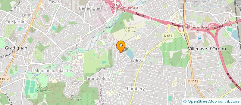 localisation de l'entreprise MONSIEUR ABDOULAYE THIAM  VILLENAVE D ORNON