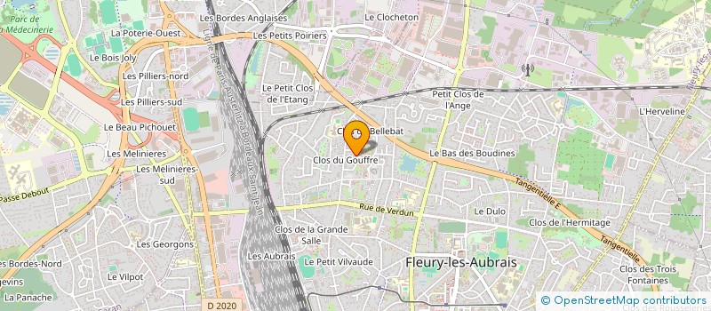 localisation de l'entreprise MONSIEUR ABDOULAYE THIOUNE  FLEURY-LES-AUBRAIS