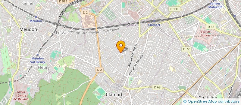 localisation de l'entreprise MONSIEUR ABDOULAYE TOUNKARA à CLAMART