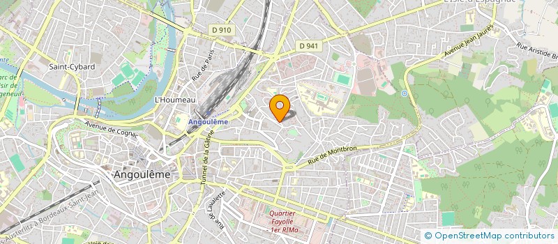 localisation de l'entreprise MONSIEUR ABDOULAYE TOURE à ANGOULEME