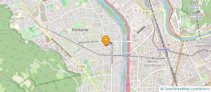 localisation de l'entreprise MONSIEUR ABDOULAYE TOURE  FONTAINE