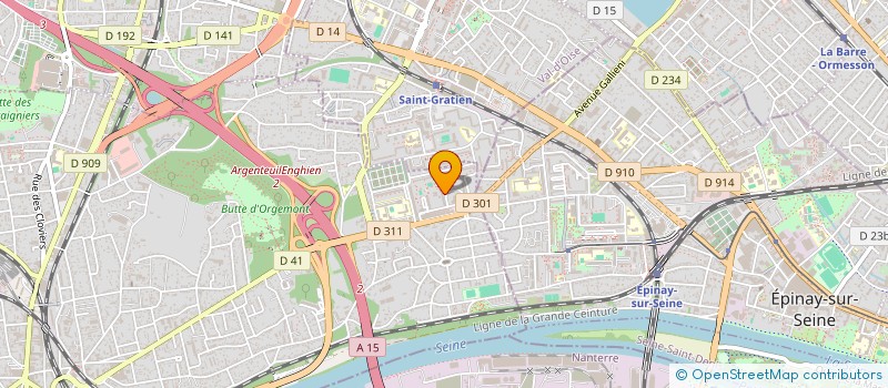 localisation de l'entreprise MONSIEUR ABDOULAYE TRAORE  ARGENTEUIL