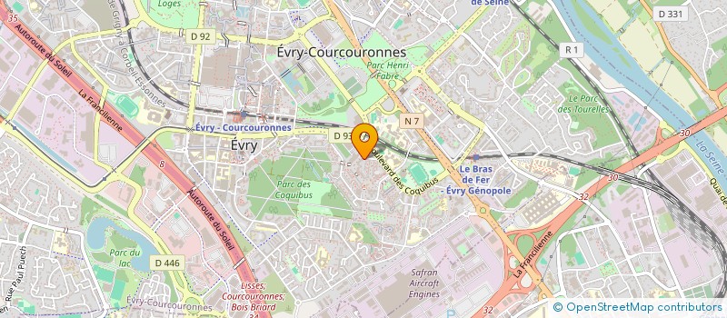 localisation de l'entreprise MONSIEUR ABDOULAYE TRAORE à EVRY-COURCOURONNES