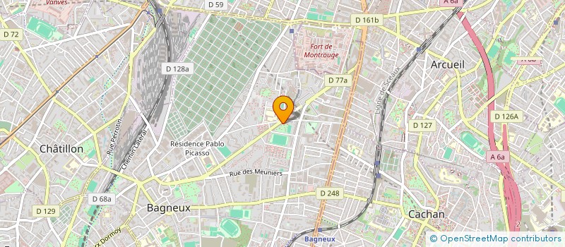 localisation de l'entreprise MONSIEUR ABDOULAYE TRAORE à BAGNEUX