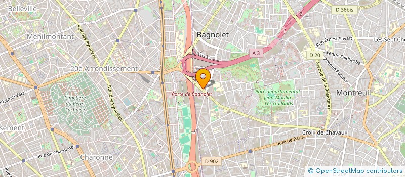 localisation de l'entreprise MONSIEUR ABDOULAYE TRAORE à BAGNOLET