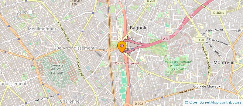 localisation de l'entreprise MONSIEUR ABDOULAYE TRAORE  PARIS