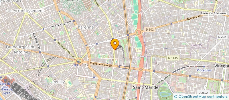 localisation de l'entreprise MONSIEUR ABDOULAYE TRAORE  PARIS