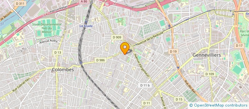 localisation de l'entreprise MONSIEUR ABDOULAYE VESSAH à BOIS-COLOMBES