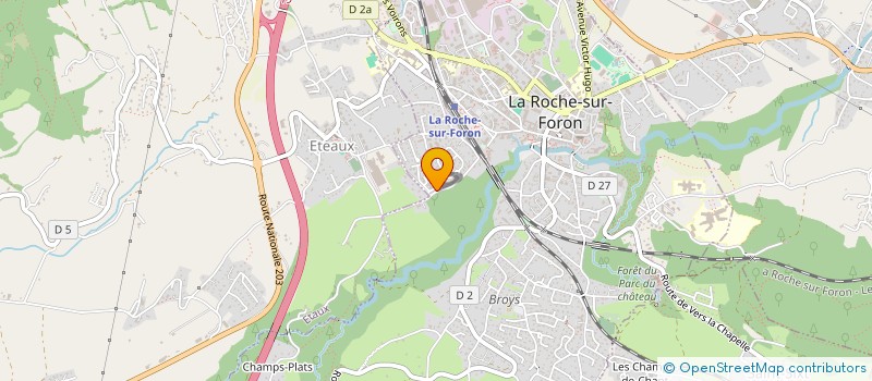 localisation de l'entreprise MONSIEUR ABDOULAYE WAGNE à LA ROCHE-SUR-FORON