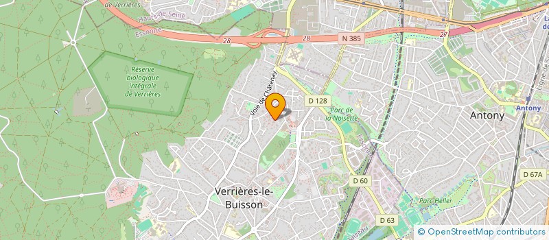 localisation de l'entreprise MONSIEUR ABDOULAYE ZONGO  VERRIERES-LE-BUISSON