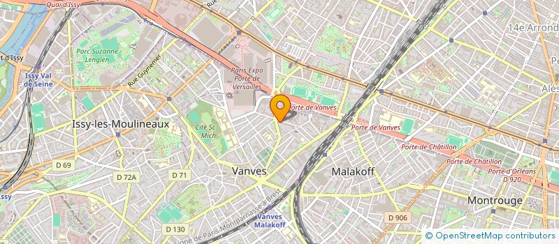 localisation de l'entreprise MONSIEUR ABDOULAZIZ DIAKITE  VANVES