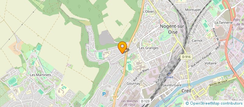 localisation de l'entreprise MONSIEUR ABDOULEYE GADIO  NOGENT-SUR-OISE