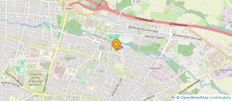 localisation de l'entreprise MONSIEUR ABDOULGHOUDOUSSY DIALLO  PAU