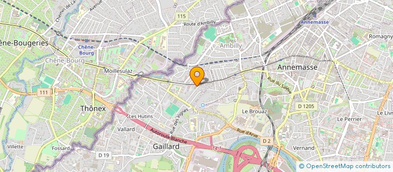 localisation de l'entreprise MONSIEUR ABDOULHADRY CONTE à GAILLARD