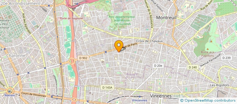localisation de l'entreprise MONSIEUR ABDOULKARIM DIARRA à MONTREUIL
