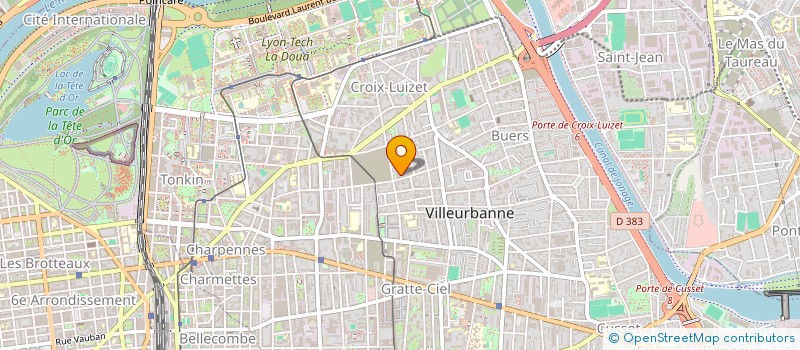 localisation de l'entreprise MONSIEUR ABDOULKARIM HATEGEKIMANA  VILLEURBANNE