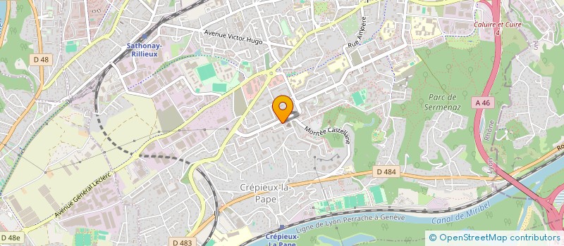 localisation de l'entreprise MONSIEUR ABDOULKARIM KARIM ALDOGARY  RILLIEUX-LA-PAPE