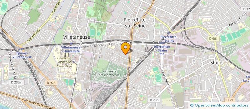 localisation de l'entreprise MONSIEUR ABDOULKHADRE GASSAMA à PIERREFITTE-SUR-SEINE