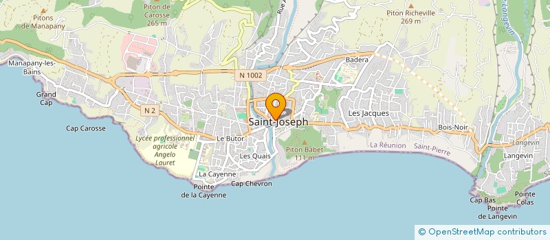 localisation de l'entreprise MONSIEUR ABDOULLA DHALED à SAINT-JOSEPH