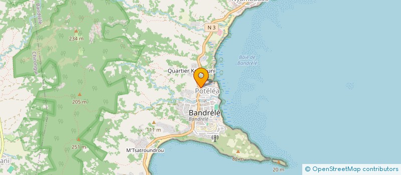 localisation de l'entreprise MONSIEUR ABDOULLAH BOINA  BANDRELE