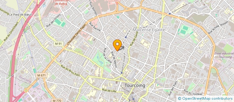 localisation de l'entreprise MONSIEUR ABDOULLAH CHEDOUANE  TOURCOING