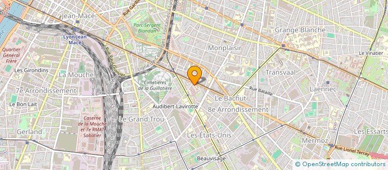 localisation de l'entreprise MONSIEUR ABDOULLAH DJEMAI  LYON