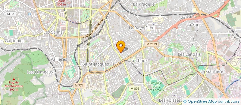 localisation de l'entreprise MONSIEUR ABDOULLAKH ILYASOV  CLERMONT-FERRAND