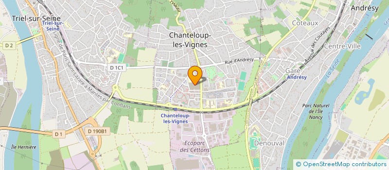 localisation de l'entreprise MONSIEUR ABDOULLAYE YATERA  CHANTELOUP-LES-VIGNES