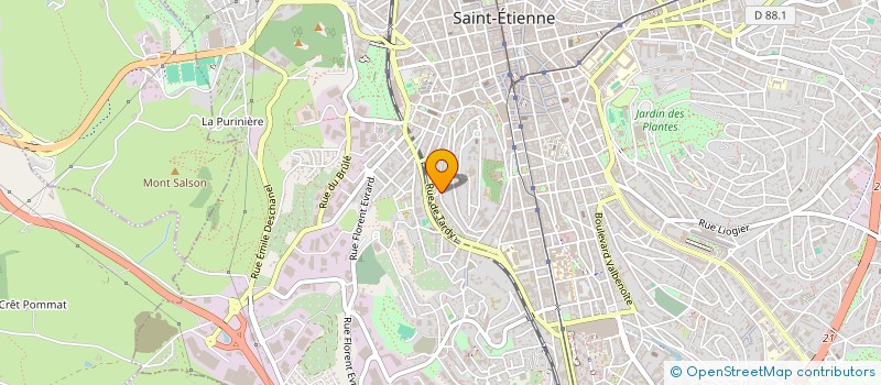 localisation de l'entreprise MONSIEUR ABDOULRAHIM DIALLO  SAINT-ETIENNE