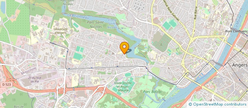 localisation de l'entreprise MONSIEUR ABDOUNASIR IDRISS ABDALLAH à ANGERS