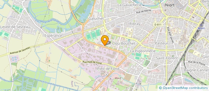 localisation de l'entreprise MONSIEUR ABDOURAHAMANE BALDE  NIORT