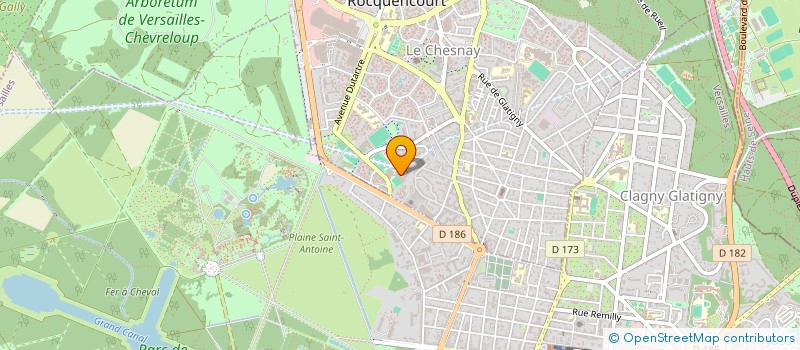 localisation de l'entreprise MONSIEUR ABDOURAHAMANE BARRY  LE CHESNAY-ROCQUENCOURT