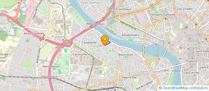 localisation de l'entreprise MONSIEUR ABDOURAHAMANE DIALLO  TOULOUSE