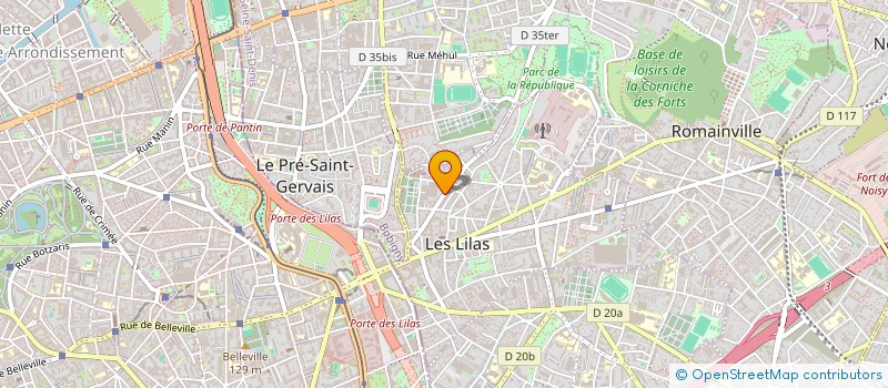 localisation de l'entreprise MONSIEUR ABDOURAHAMANE DIALLO à LES LILAS