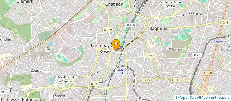 localisation de l'entreprise MONSIEUR ABDOURAHAMANE DIALLO à FONTENAY-AUX-ROSES