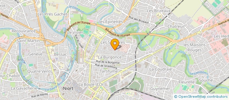 localisation de l'entreprise MONSIEUR ABDOURAHAMANE OUEDRAOGO  NIORT