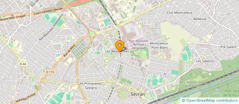 localisation de l'entreprise MONSIEUR ABDOURAHAMANE SALL  SEVRAN