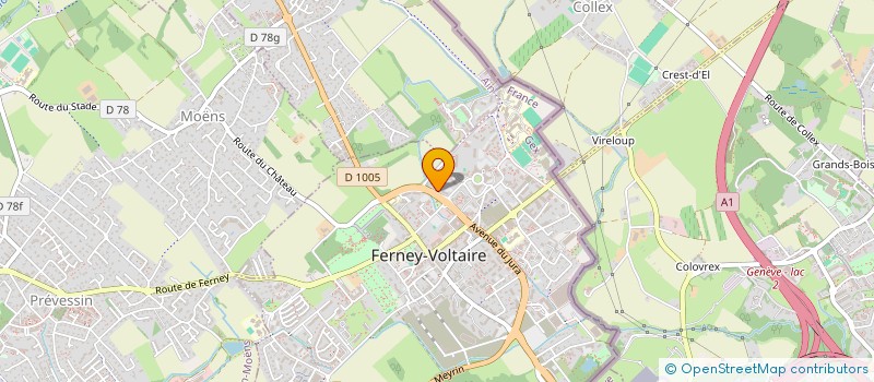 localisation de l'entreprise MONSIEUR ABDOURAHAMANE SOW à FERNEY-VOLTAIRE