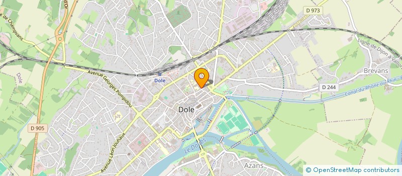 localisation de l'entreprise MONSIEUR ABDOURAHIMY BAH à DOLE
