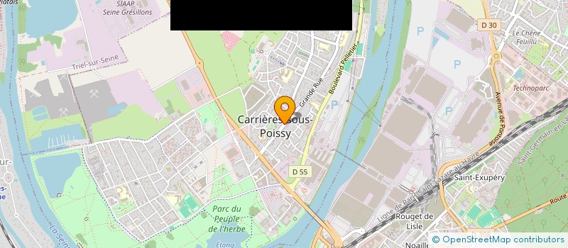 localisation de l'entreprise MONSIEUR ABDOURAHMANE BA  CARRIERES-SOUS-POISSY