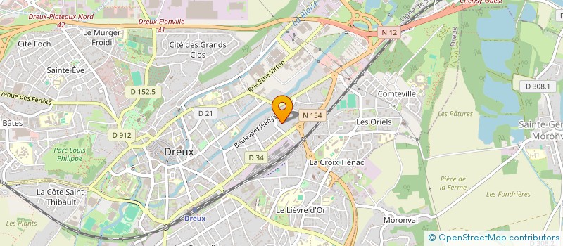 localisation de l'entreprise MONSIEUR ABDOURAHMANE BAH  DREUX